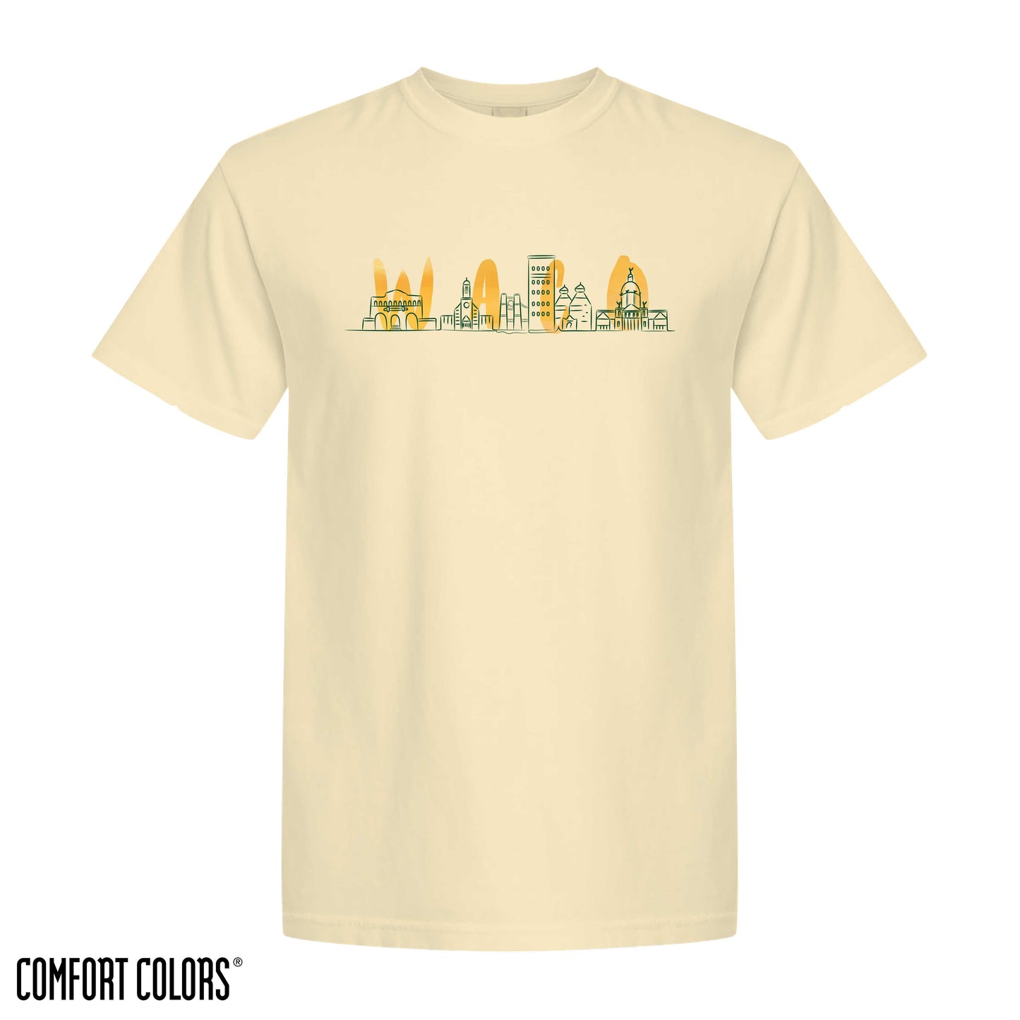 Waco Watercolor Skyline