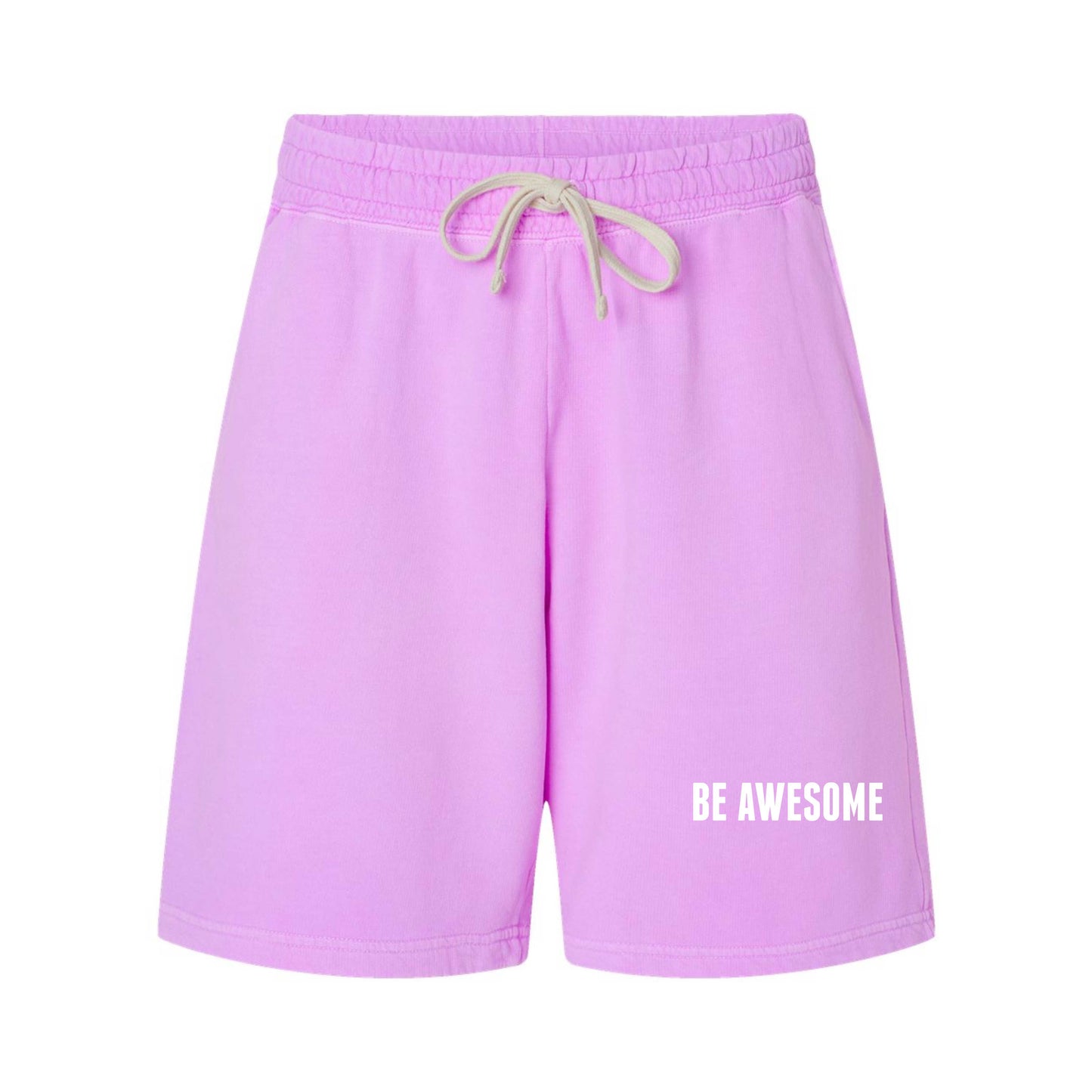 Be Awesome Comfort Colors Sweat Shorts