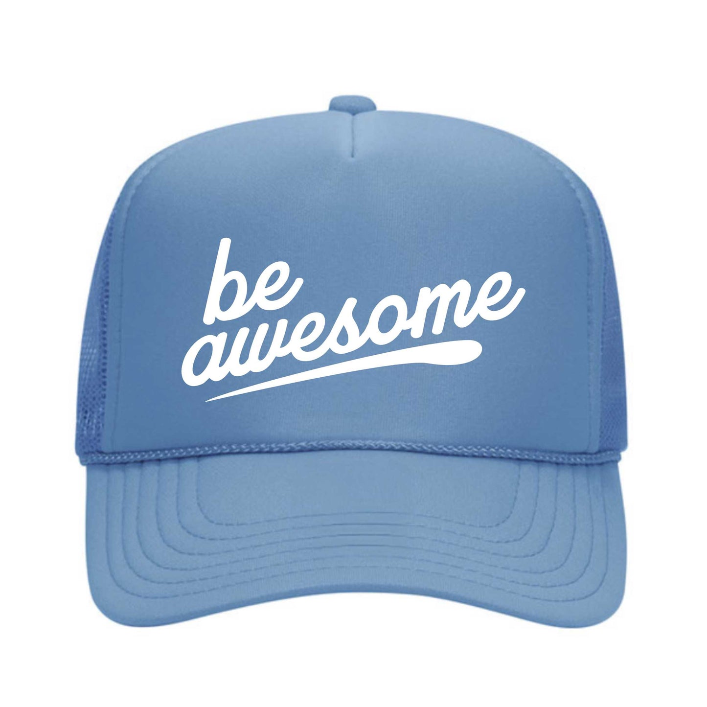 Be Awesome Swoosh Foam Trucker