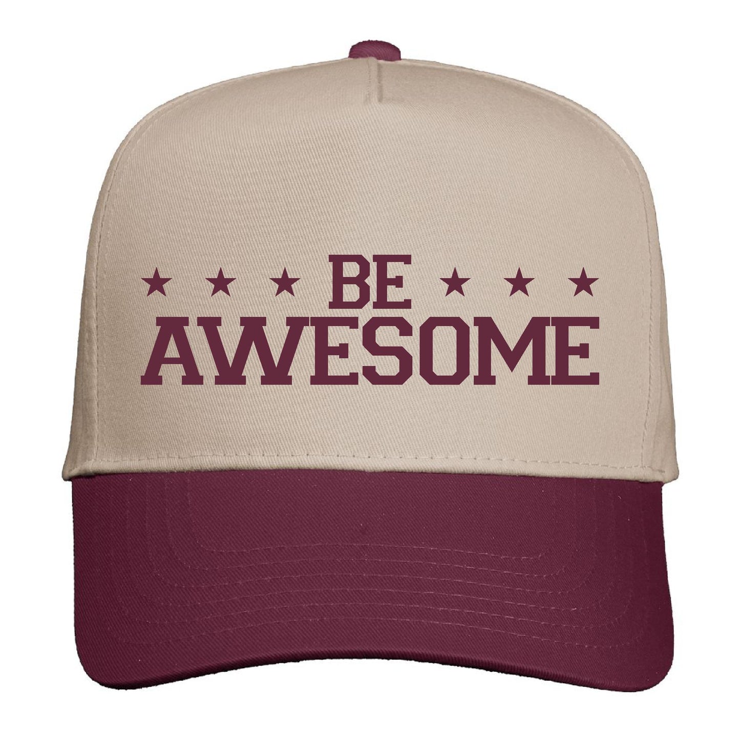 Be Awesome Stars Embroidery Hat