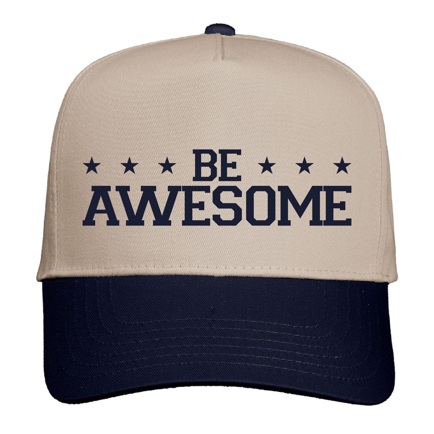 Be Awesome Stars Embroidery Hat