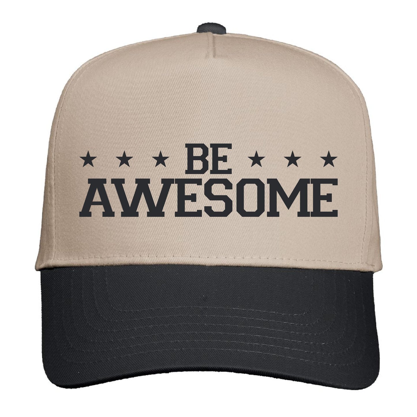Be Awesome Stars Embroidery Hat