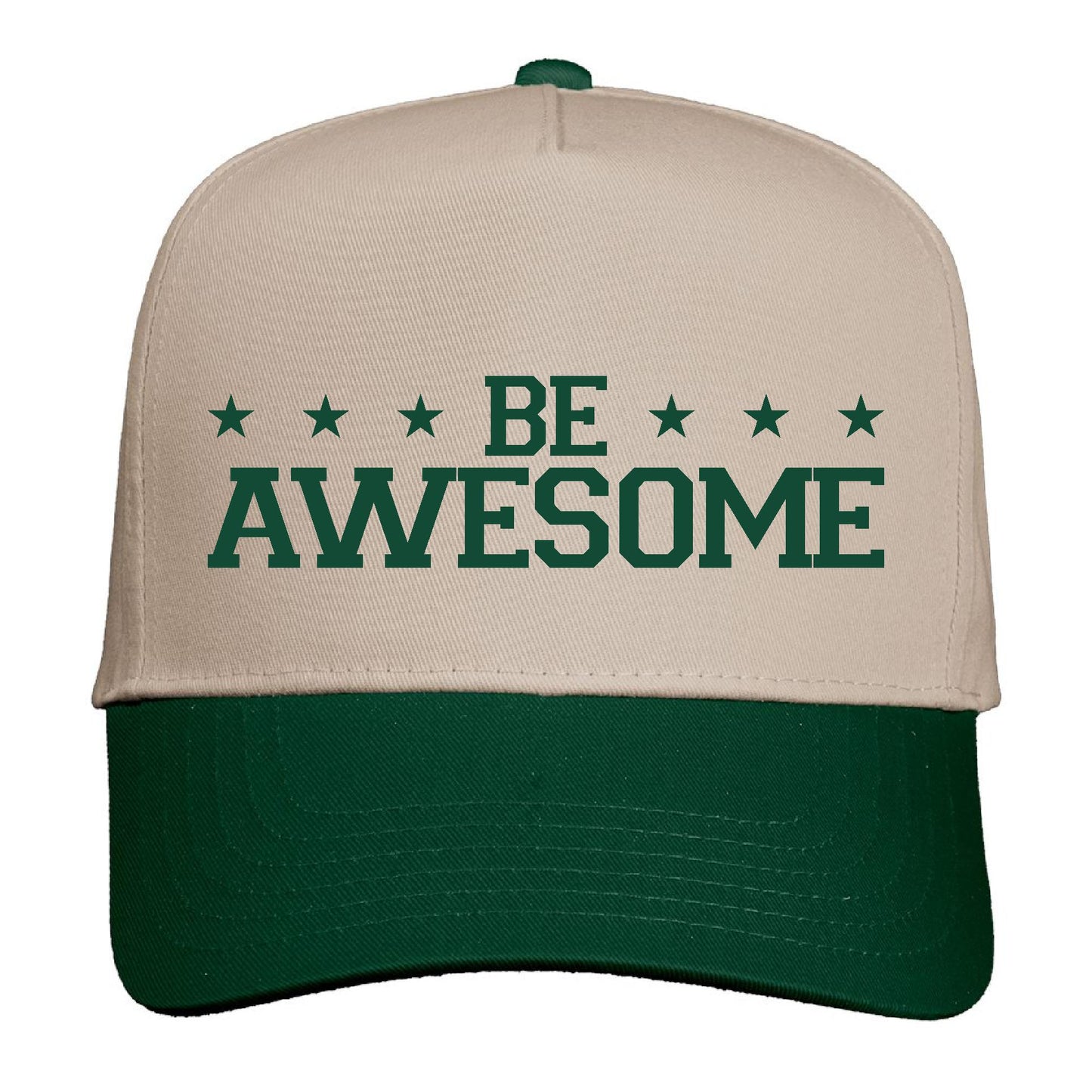 Be Awesome Stars Embroidery Hat