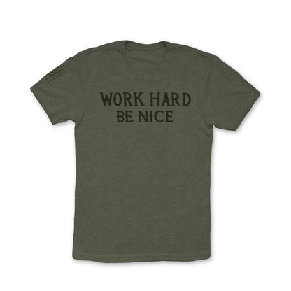 Work Hard Be Nice Tattoo Tee