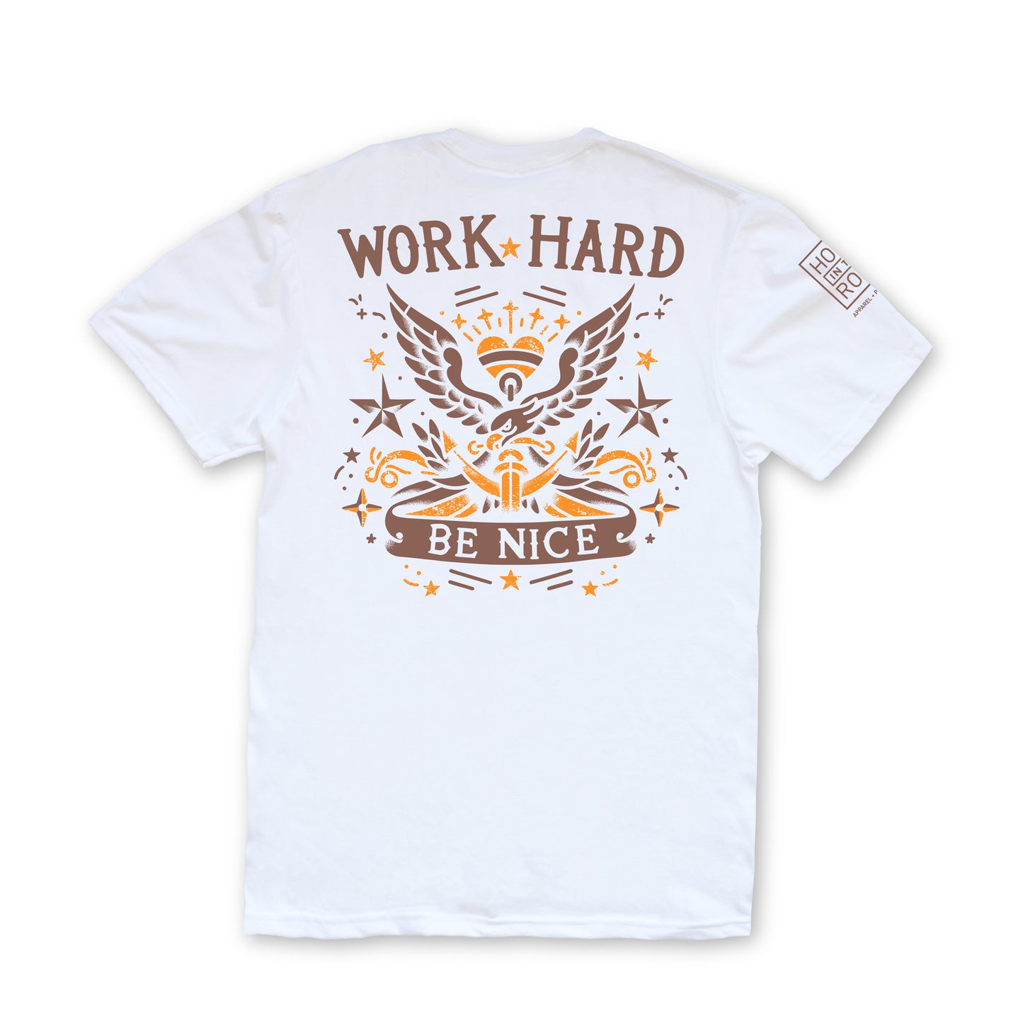 Work Hard Be Nice Tattoo Tee