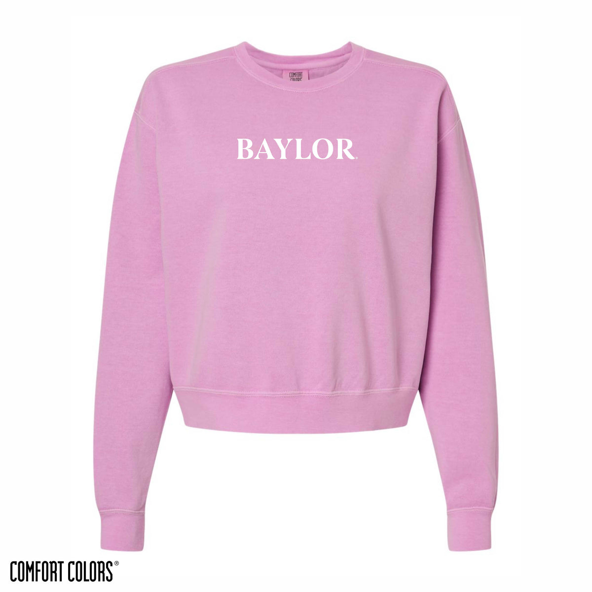 Baylor Comfort Colors Mid-Length Crewneck Sweatshirt