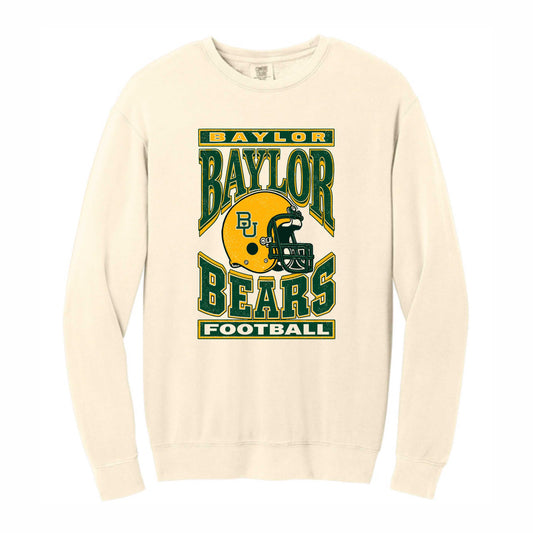 Baylor Bear Football Helmet Sweatshirt