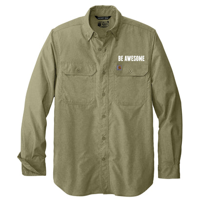 Be Awesome Carhartt Force Long Sleeve Shirt