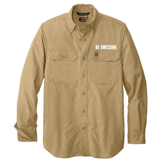 Be Awesome Carhartt Force Long Sleeve Shirt