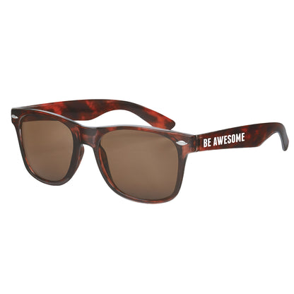 Be Awesome Tortoise Malibu Sunglasses