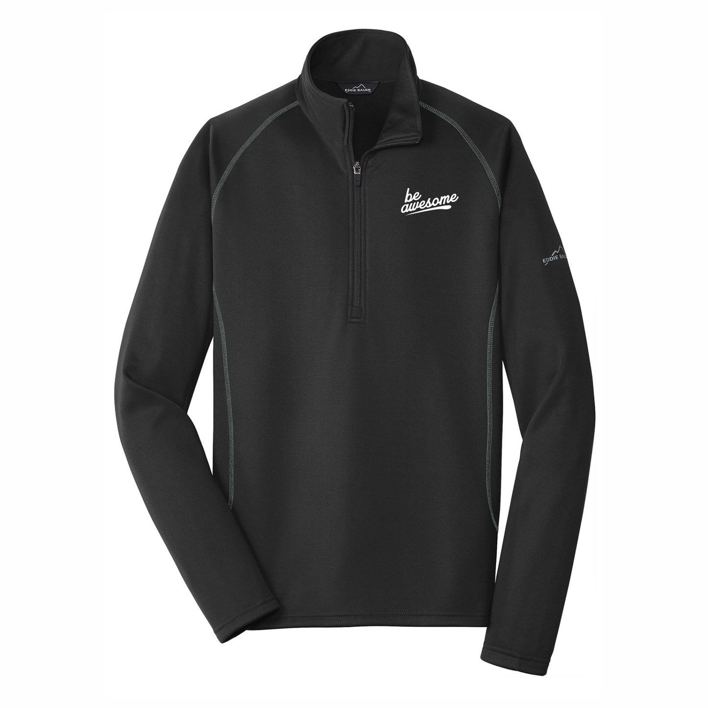 Eddie Bauer 1/2 Zip Be Awesome Swoop