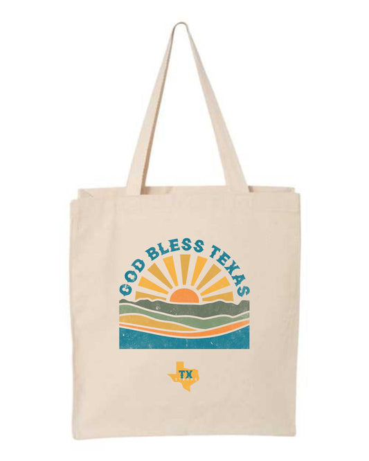 Texas Strong God Bless Texas Tote Bag