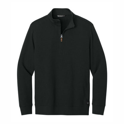 TravisMathew LOGO Waffle Quarter Zip