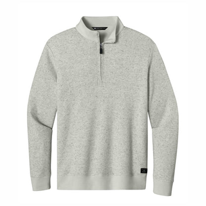 TravisMathew LOGO Waffle Quarter Zip