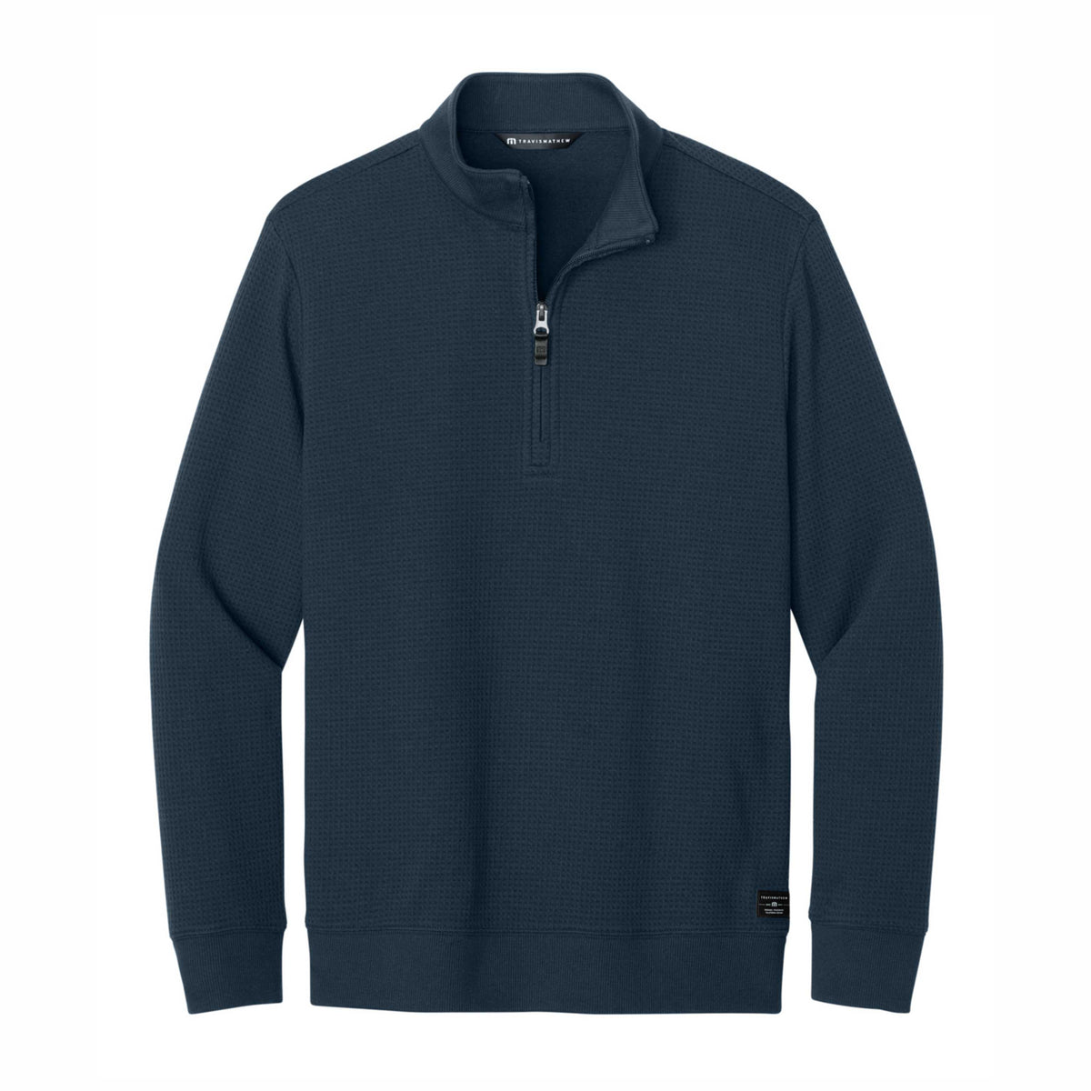 TravisMathew LOGO Waffle Quarter Zip