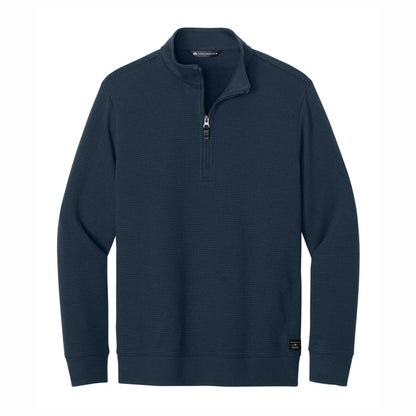 TravisMathew LOGO Waffle Quarter Zip