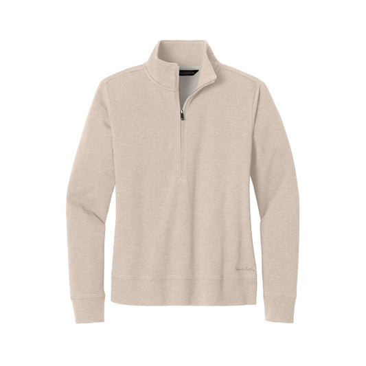 TravisMathew Women's Be Awesome Ocean Villa Quarter Zip