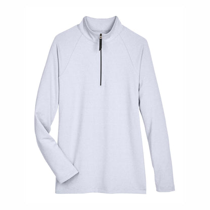 Women's Micro Stripe Quarter Zip Pullover